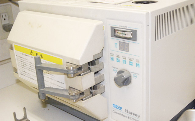 高圧アルコール蒸気滅菌機